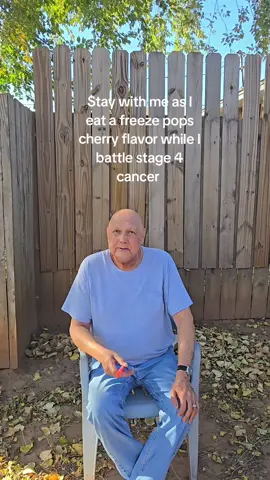 The weather outside is nice enough for me to eat a freeze pops! I live in Oklahoma! Thank you all for your support, comments, likes and reposting of my videos! You are appreciated! #Stage4cancer #Mycancerjourney #Cancerwarrior #Nevergiveup #Fyp 