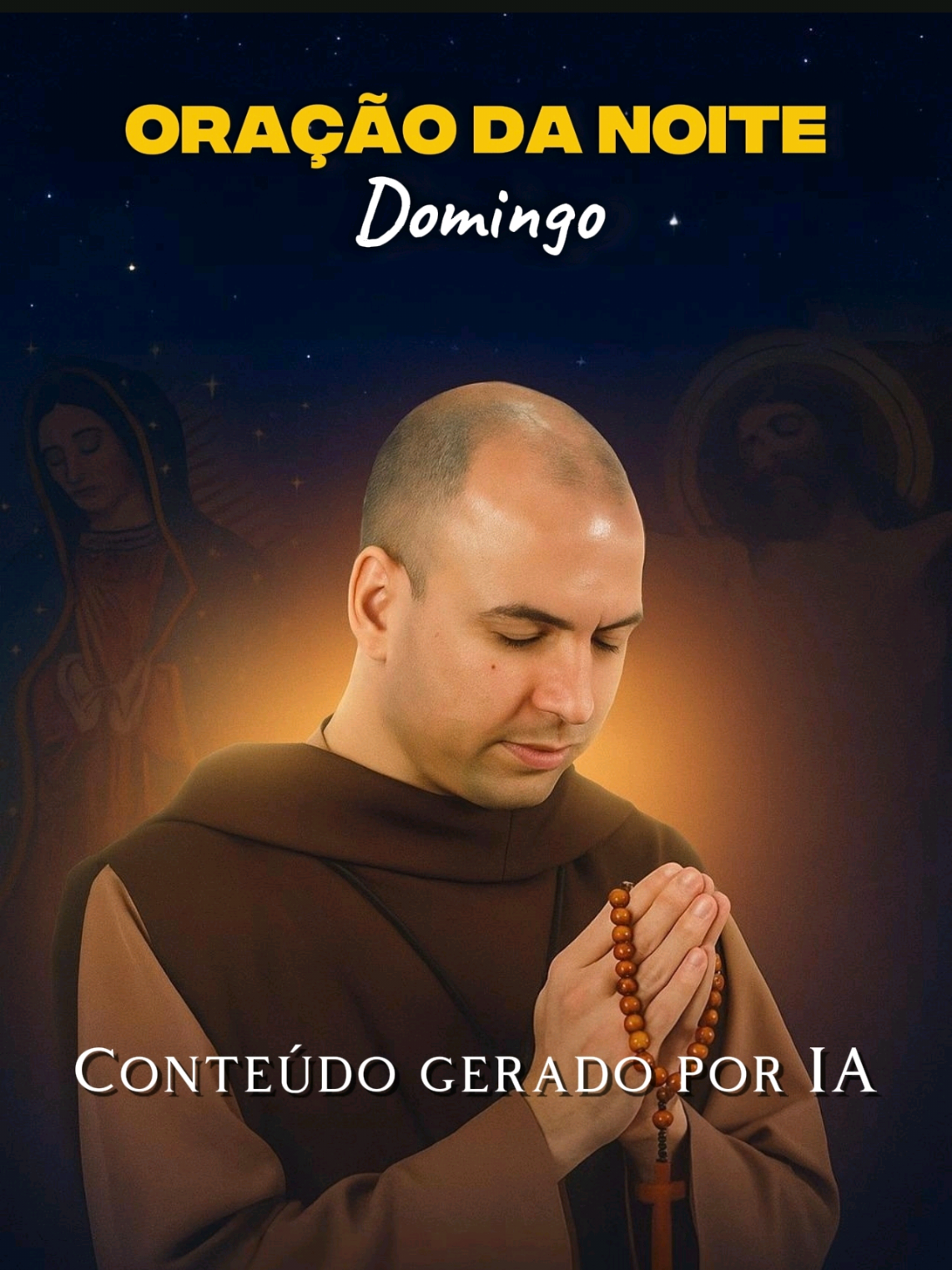 Oração da Noite — Domingo de Gratidão e Descanso em Deus #FreiGilson #Oraçãodanoite #BoaNoitecomDeus #Domingo 