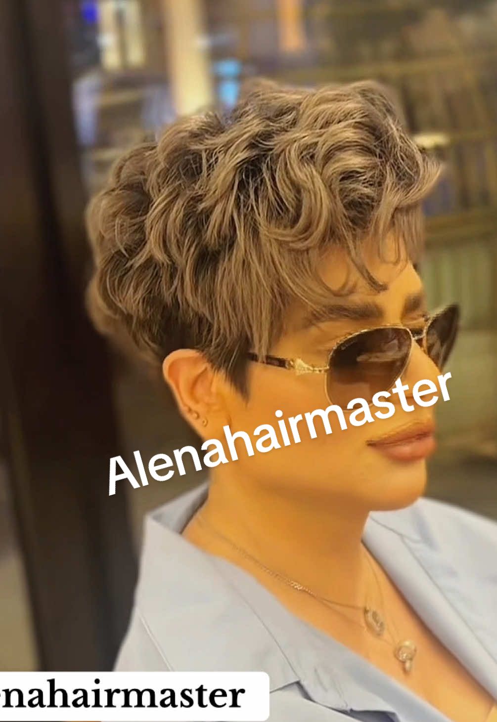 Pixie cut ✂️short hair 💇🏻‍♀️new hair with alenahairmaster  #fypシ゚ #pixiecut #قصات_شعر #قصات_شعر_صبغات_🌸 #shorthaircut 
