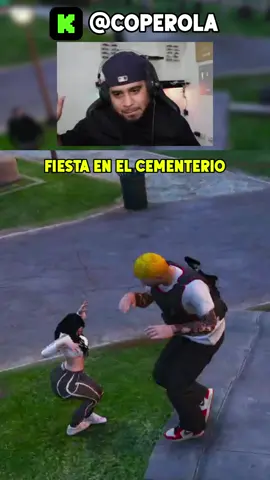 Hicimos un party en un cementerio 😂 @🌊Queen🌊 #coperola #viral 