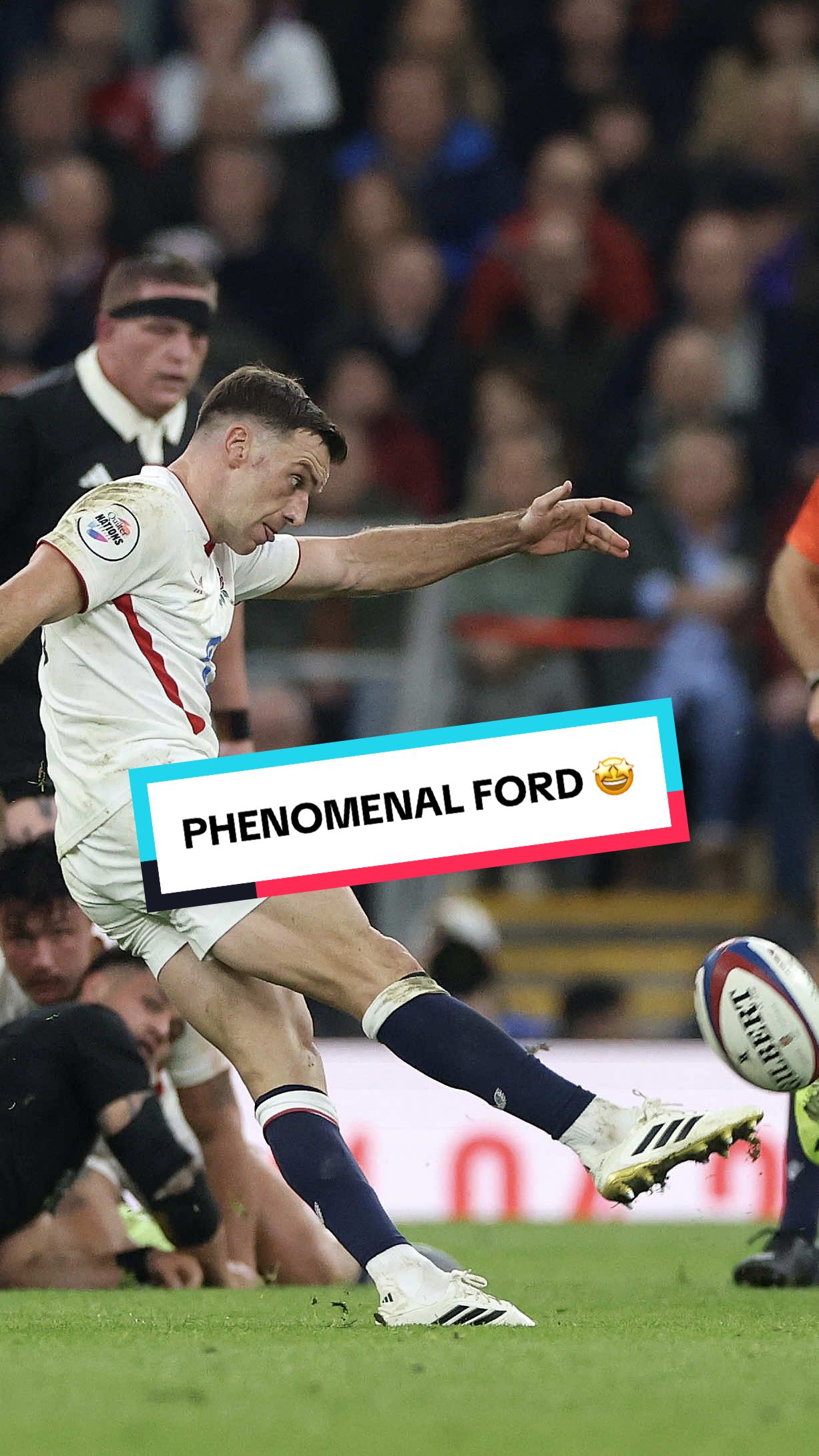 George Ford at his very best 🙌  Watch every #QuilterNS match live on @TNT Sports & @discoveryplusuk 📺