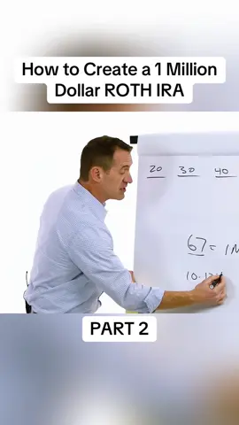 How to Create a 1 Million Dollar ROTH IRA - PART 2 #million #rothira #howto #fyp #trending