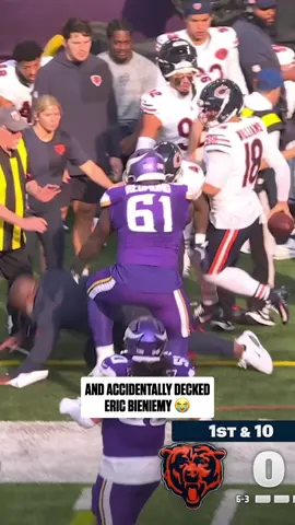 oopsies 😅 #jalenredmond #minnesotavikings #ericbieniemy #chicagobears #nfl 