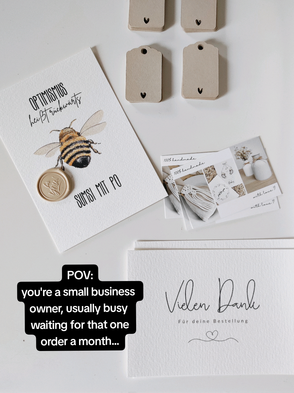 Also ich hab ja ernsthaft kurz gedacht, das ist jetzt irgendwie Spam oder so.🤣 Nicht falsch verstehen, ich freue mich natürlich mega! 😍🫶🏼 ..nur nach so einer langen Ruhephase, kam es unerwartet.🤗 #smallbusinessowner #businessgrowth #handmadeshop #SmallBusiness #smallbiz 