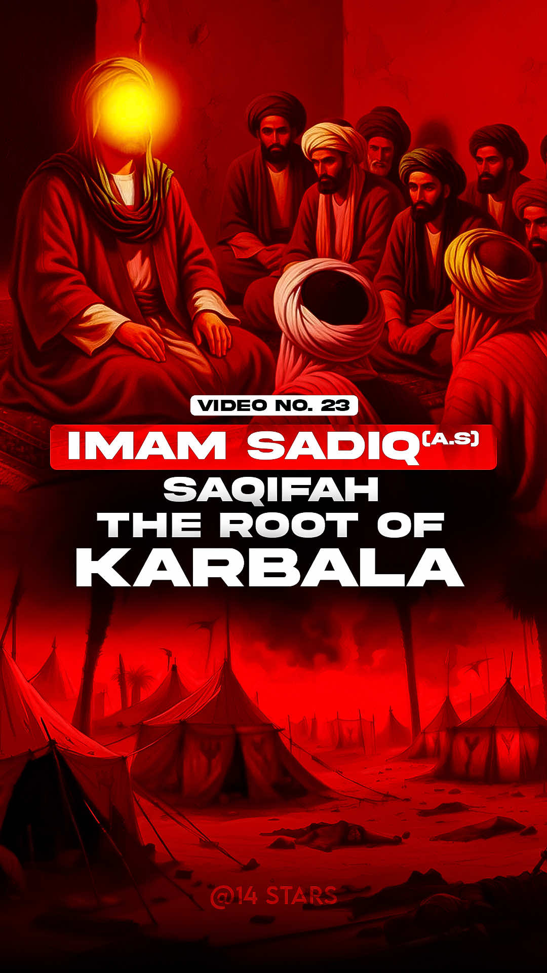 Aiyyam-e-Fatmiya Series Day 23 Hadith! A tragedy greater than The tragedy of Karbala Imam Sadiq (as): There is no greater difficulty for us than the Day of Karbala even though it was like the Day of Saqifah and the burning down the door on Ali Ameerul Momineen (as) and Fatima (sa) and Hasan (as) and Husain (as) and Zainab (sa) and Umm Kulsum (sa) and Fizza (sa) and the killing of Mohsin (as) with a kick is greater and more bitter because it laid the foundation for the Day. Hadith Number: 23 Ref: Al-Hidayah al-Kubra, Pg.417 Hashtags: #whokilledbibifatima #ayamefatima #shia #sunni #shahadatbibifatima                          Keywords: whokilledbibifatima, ayamefatima, shia, sunni, shahadatbibifatima, yazehra, bibifatima, trending, shia, islam, imam ali, imam hussain, karbala, muharram, ya hussain, ya ali, najaf, iran, ahlulbayt, quran, allah, muslim, labbaik ya hussain, ya ali madad, hussain, ya abbas, imam, iraq, shia ne’ali, azadari, shia muslim