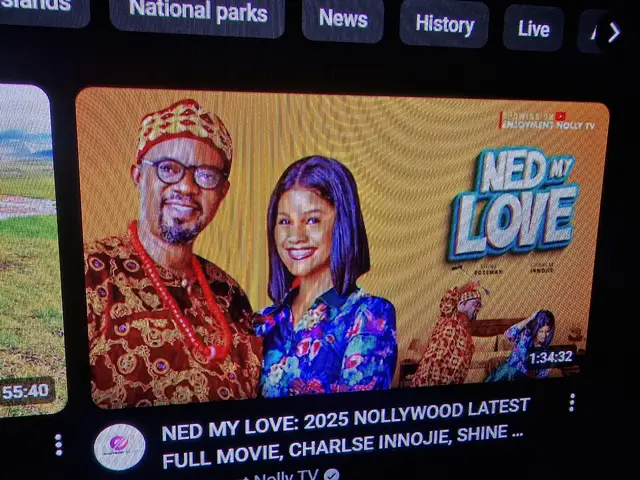 Nollywood is never beating the allegations 😭😹😹😹😹😹😹😹. Please tell me I'm not the only one who's thinking what I'm thinking.  . #reginaandned #nednwoko #reginadaniels 