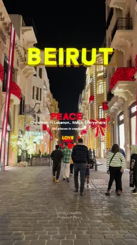 Here are all the Christmas villages, markets, and places to visit in Lebanon this year🎄🎅🏼🇱🇧 •Batroun Capitale de Noël 📍Batroun •Elf Town 📍Seaside Arena •Christmas In Action with Souk El Akel 📍Forum De Beirut •Jbeil Christmas Market 📍Roman Valley - Byblos •Zahle Magical Christmas 📍Zahle •Hamra Christmas Village 📍Commodore Hotel, Hamra •Arnaoon Christmas Village 📍Arnaoon Village, Batroun •Beirut Christmas Spirit with Street Festival 📍Martyrs’ Square, Downtown Beirut •Zouk Mikael Festival Lights of Christmas with Street Festival 📍Zouk Mikael Souk •Saida Christmas Village with Street Festival 📍Saida •The Wooden Cellar 📍Mar Mikhael, Beirut •Ours café 📍Zahle •Christmas Exhibition in Tripoli 📍Rashid Karami International Fair, Tripoli •Christmas Market with Le Marché Aux Puces 📍Union Marks, Bourj Hammoud •Deir El Qamar Christmas Village by Tribe 📍Dany Chamoun Square, Deir El Qamar •Aley Christmas Village by Tribe 📍Aley Souks •Christmas Factory 📍Seaside Arena, Beirut Waterfront •Christmas Market in Achrafieh 📍St. Antoine Monastery, Achrafieh •Annual Christmas Market at Unicorn Coffee House 📍Unicorn Coffee House, Broumana •The Village Christmas Market 📍The Village Dbayeh •Christmas Vibes Dekwaneh 📍Salaf Street, Dekwaneh •Christmas Village with Aris Association 📍Al Mina, Sour •Souk El Gharb Christmas Village 📍Hajjar Hotel, Souk Al Gharb •Christmas Exhibition in Antelias 📍St. Elie Antelias •Marché de Noel in Sin El Fil 📍St. Rita Church, Sin El Fil •Christmas At Mar Takla in Hazmieh 📍Mar Takla, Hazmieh •Okaibe Christmas Village 📍Okaibe •Le Boulevard De Noel at Boulevard in Kaslik 📍Boulevard, Kaslik •Christmas Village 📍Beit Mery Souk •Noel à Bickfaya with Bickfaya Municipality 📍Bikfaya •Ain Saadeh Christmas Festival 📍Ain Saadeh •Marché De Noël 📍USJ - Campus des sciences humaines •La Forêt Enchantée with the Municipality of Chtaura 📍Chtaura Highway •The Christmas Village with Centre Projet Ajial in Zgharta 📍Centre Projet Ajial, Zgharta •Christmas Exhibition Amioun 📍St. Domit Hall – Amioun Monastery, Amioun •Noel By Serenata in El Heri 📍Serenata Venue, El Heri •Beirut Chants Festival📍St. Joseph Church – Monot #lebanon #christmas #beirut #fyp #foryoupage 
