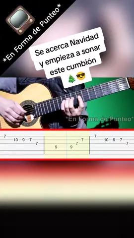 Seguime para más canciones en guitarra 🎸 #punteo #requinto #tabs #guitarra #Cumbia 