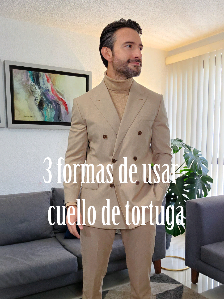 3 formas fáciles de usar cuello de tortuga este otoño 🍂 Literal, hace que cualquier outfit se vea mejor. ¿Cuál usarías tú? 👇 Guárdalo para cuando armes tus looks. #modahombre #outfitinspo #estilohombre #fashionhacks #ootdmen   