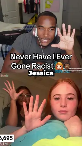 Never Have I Ever Gone Racist 👩🏻‍🦰👨🏾‍🦱😂😭😭 (YouTube: RiccStreams) #funny #neverhaveiever #riccriches #fyp #viral 