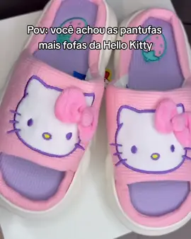 Pov: você achou as pantufas mais fofas da Hello Kitty 🎀 #hellokitty #sanrio 