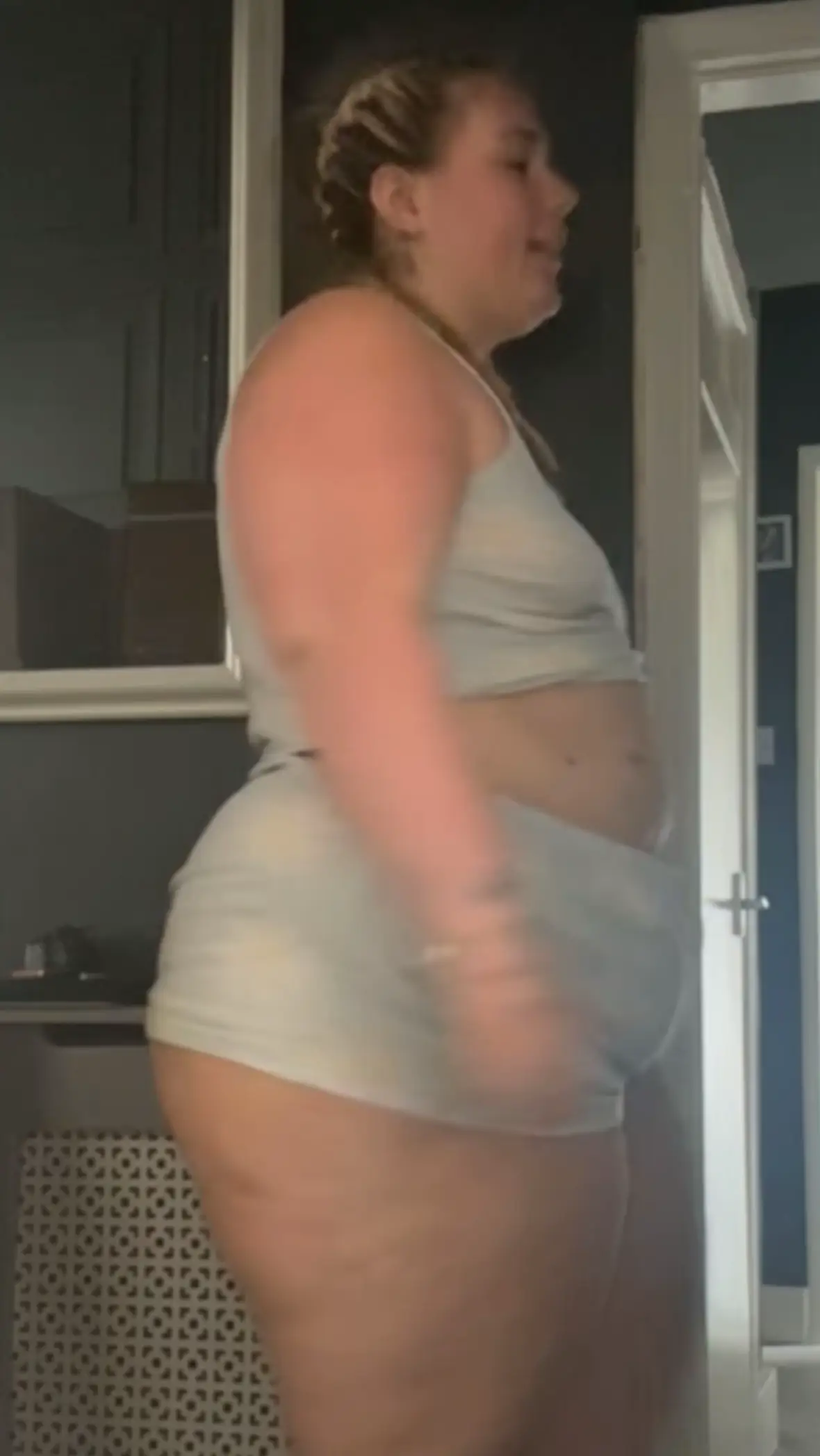 i was just going through my picture i thought u guys would enjoy this too. i’m so awfully proud of myself #weightlosstransformation #gastricsleeve 