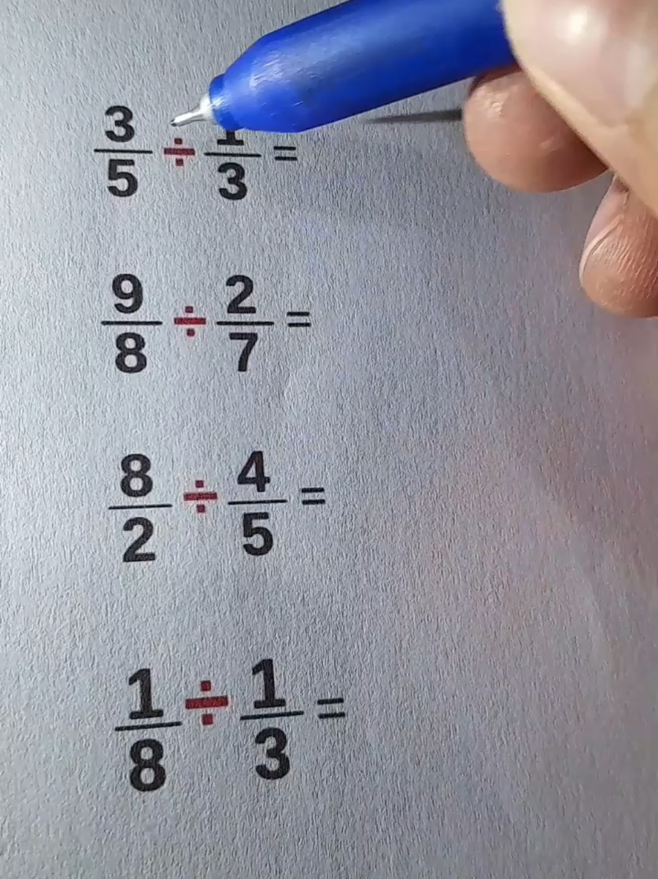 Divisão de fração  #teachersoftiktok  #study  #mathematics  #studygram  #math 