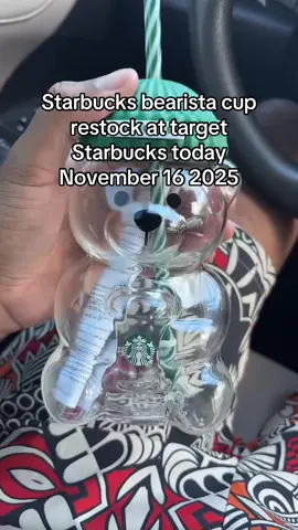Starbucks bear barista cup restock #starbucks #bearcup #bearista #holidays #target 