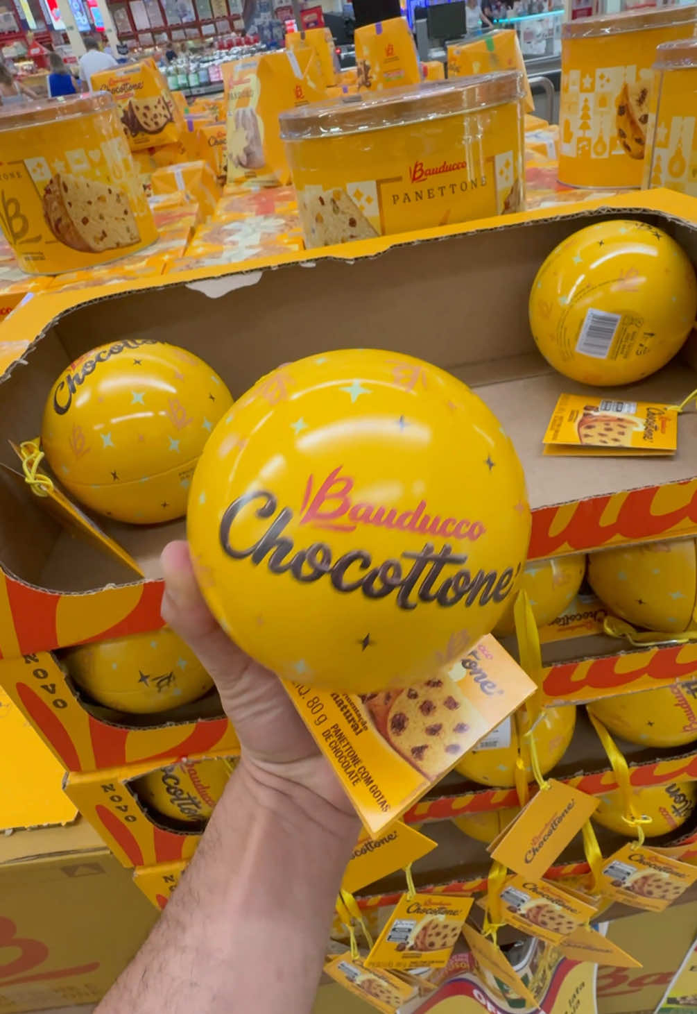 Lata Bola da Bauducco 2025 #panettone #natal #bauducco #decoracao 