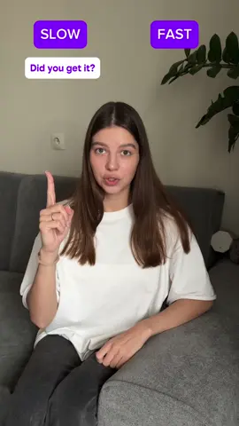 Slow vs Fast #LearnEnglish #English #SpeakEnglish #StudyEnglish #Vocabulary       