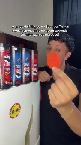 Garante a sua Pringles de Stranger Things no carrinho laranja 👆a Pringles de Stranger Things no sabor Upside Down Bacon e Upside Down Steak! #strangerthings #fyp #tiktokshop #tiktokshopchegou #strangerthings5 