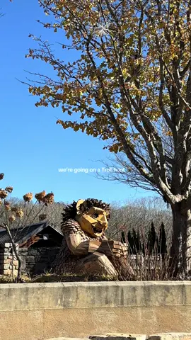 the newest exhibit at the NC Arboretum is Trolls: A Field Study by Danish Thomas Dambo, who is well known for these interactive troll sculptures that are all installed all over the world!! The trolls are all crafted out of recylced wood and celebrate the collaboration of art, nature, and storytelling. If you’ve never seen any of his Trolls before (we’ve also seen other installations in Miami and Kentucky) I highly recommend coming to check these out!! 🧌 #asheville #nc #trolls #art #local 