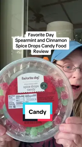 Food review of Favorite Day spice drops candy. This jelly candy comes in cinnamon and spearmint flavor. This is not a sponsored post. #candyreview #jellycandy #foodreviews #spearmint 
