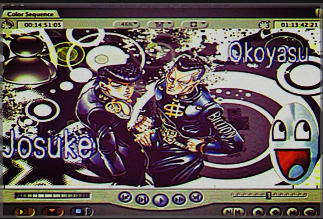 ⭐ What JJBA Is A multi-part story following different generations of the Joestar family, each with a protagonist nicknamed “JoJo.” ⭐ What Makes It Unique 	•	Stands — supernatural abilities that appear as spiritual guardians 	•	Stylish art — dramatic poses, bold colors, fashion-inspired designs 	•	Creative battles — focus on strategy and mind games 	•	Memes — “It was me, Dio!”, “To be continued,” ORA ORA ORA ⭐ The Main Parts (simplified) 	1.	Phantom Blood — Jonathan vs. Dio 	2.	Battle Tendency — Joseph vs. ancient super beings 	3.	Stardust Crusaders — Jotaro’s journey to defeat Dio (Stands debut) 	4.	Diamond is Unbreakable — Small-town mysteries with Josuke 	5.	Golden Wind — Giorno and the Italian mafia 	6.	Stone Ocean — Jolyne fights fate in prison 	7.	Steel Ball Run — Alternate universe horse race across America 	8.	JoJolion — Mystery story in Morioh (alternate universe) 	9.	The JOJOLands — Latest part #fyp #jojosbizarreadventure #frutigeraerocore #moodboard #frutigermetro 