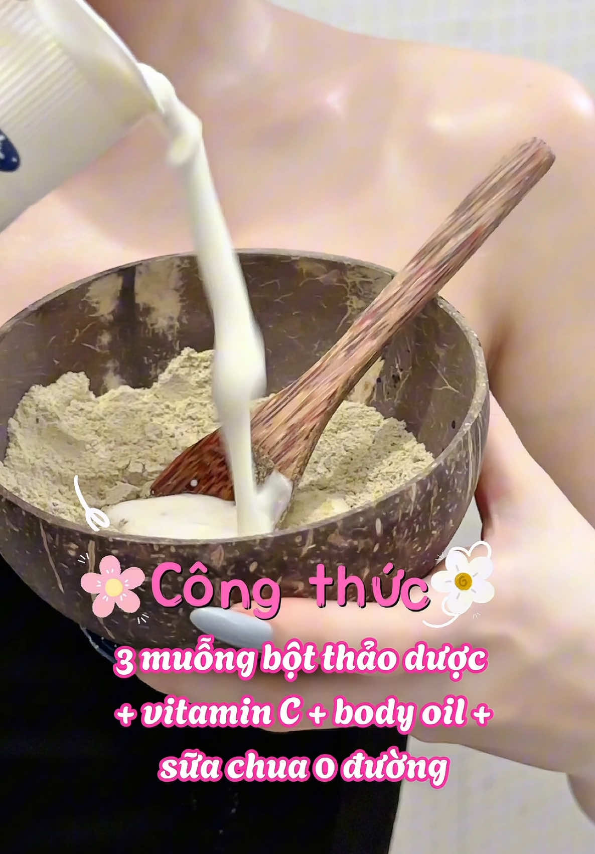 Công thức ủ bột mà tôi mê nhất 🥰 Tranh thủ lẹ cho kịp Tết nè #chamdadontet #botthaoduoc #bodycare #ubot #theherballab 