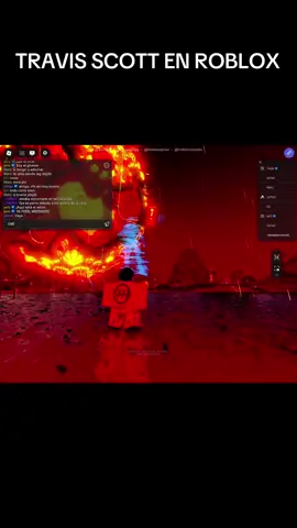 TRAVIS SCOTT EN ROBLOX #travisscottfortnite #evento #roblox #travisscott #travisscottroblox 