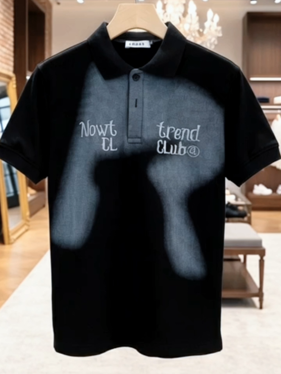 Áo polo Nam Tay ngắn, dáng slimfit, thêu chữ, loang áo, vài cotton co dãn 4 chiều mịn mát Menswear Top. #viralvideo #fyp #áopolo #viral 