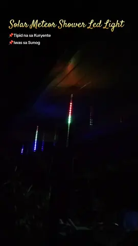 Solar Led Lights Shower Style #Christmaslight #lightshower #Ledlight #Christmasdecor 