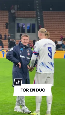 Martin Ødegaard og Erling Braut Haaland fikk drømmen i oppfyllelse🥹 #ødegaard #haaland #arsenal #mancity 