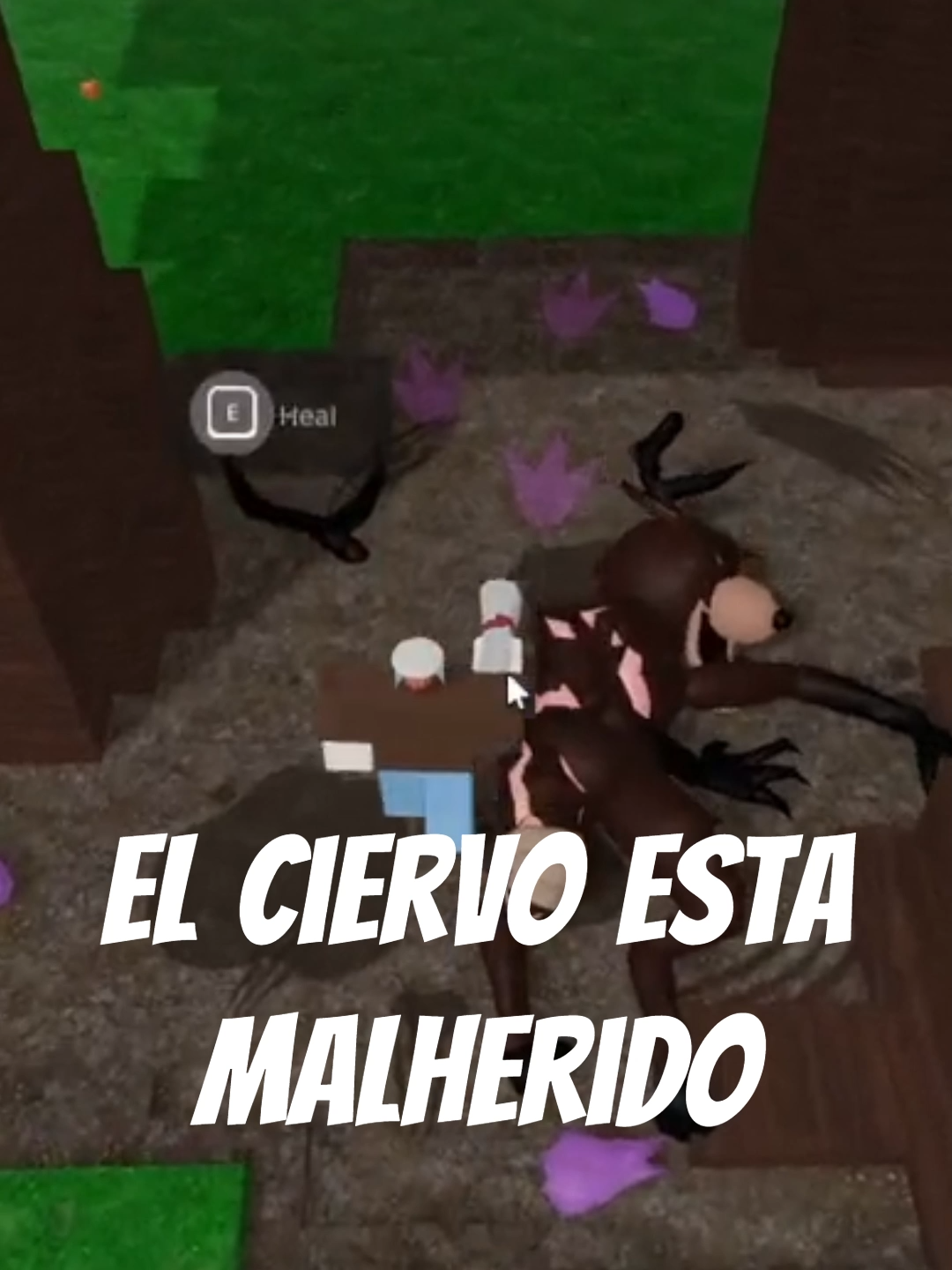 el ciervo está lastimado 99 noches, como curar al ciervo #99nightsintheforest #roblox