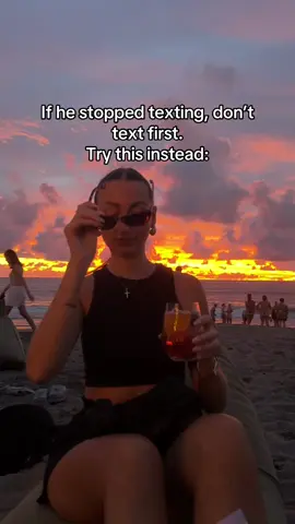 If he stopped texting, the answer is not to chase, explain, or perform. Try this instead: Give the situation silence. Not as a game, not as punishment, but as a way to come back to yourself. Put your attention somewhere it actually matters. Write out what you’re feeling. Go for a walk. Call a friend who reminds you who you are. Do something that feeds your life instead of shrinking it. And then ask yourself an honest question: Why am I waiting for someone who isn’t showing up for me? Sometimes it’s not about getting a text back. It’s about realizing you deserve to be with someone who wouldn’t disappear in the first place. If this is a pattern you’re ready to break, this is your moment to choose yourself instead of the silence. Black Week is coming, and I’m opening the VIP waitlist for the program where I show you how to stop collapsing over men, stop internalizing mixed signals, and finally stand in your worth again. There will be only 30 spots and more than a thousand women are already waiting for the link. click the link in bio to join the VIP list.