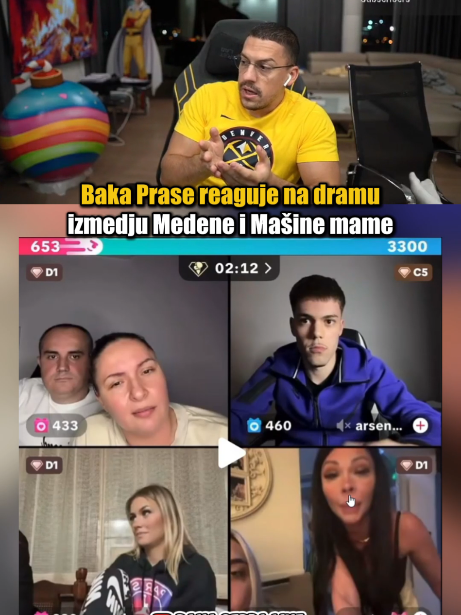 Baka Prase reaguje na dramu izmedju Medene i Mašine mame #bakaprase #stankella #viral #fyp @bakaprase 
