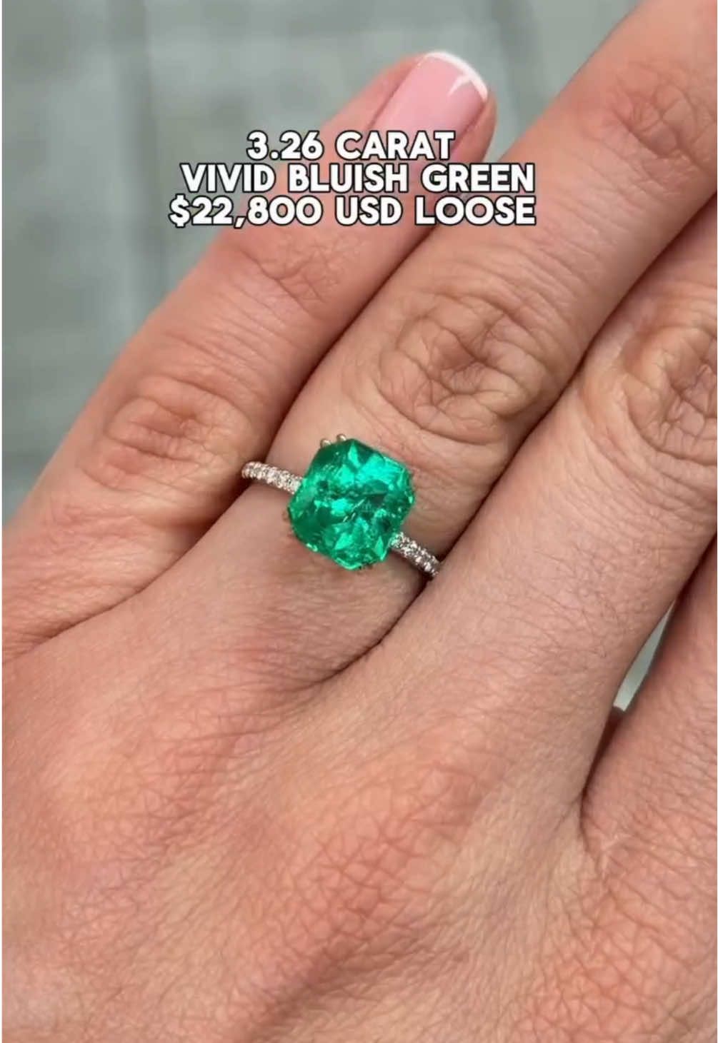 Eeny meeny miny moe… look at how this emeralds glow, if your heart flutters dont let it go...Eeny meeny miny moe. We pulled three completely different Colombian emeralds, each with its own personality: ✨ 3.26ct Fine Bluish-Green, deep, vivid, collector-level glow. ✨ 2.76ct Medium Light Yellowish-Green, soft, serene, effortlessly elegant. ✨ 5.01ct Fine Bluish-Green, bold, electric, a gem that owns the room. Same family, totally different energy. And honestly… there’s no wrong choice here. So tell me  which one would you pick: 3.26, 2.76, or 5.01? 📞 561-746-8186 📧 jrcolombianemeralds@gmail.com www.jrcolombianemeralds.com #ColombianEmeralds #FineJewelry #JewelryTok #fyp #diamondring