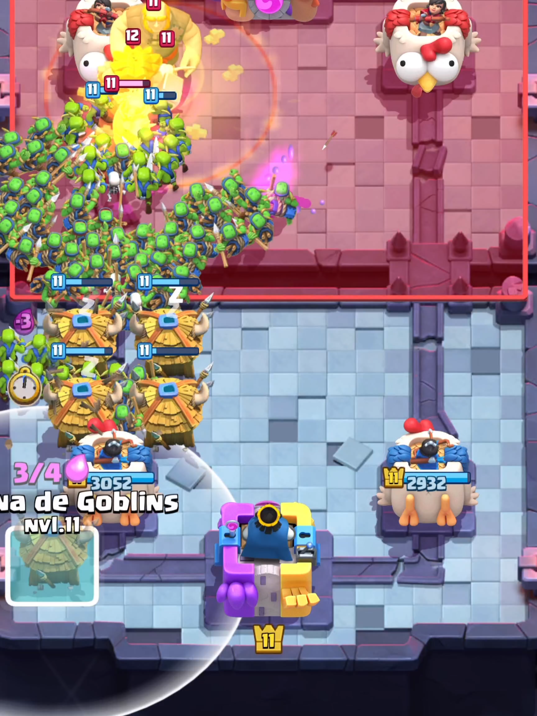 deve tar me traindo  #clashroyale #supercell #fyp#goblin