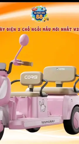 Mẫu xe máy điện hai chổ ngồi W2888 tạo cảm giác thoải mái cho hai bé ngồi rộng rãi#giadungthongminh #thinhhanh #xuhuong 