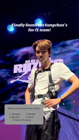 He wore a Red Bull jersey not that long ago so his response was actually quite surprising BUT I'm a Merc/Mclaren (and Cadillac soon!) girl so when he chose 1 I let out the loudest YES 😭 I posted Shotaro's response already and he chose Merc as well! Anton supports McLaren and was happy when I told him Lando got pole in Brazil (the show was after the sprint but before the actual race) and he did his cute surprised reaction and looked quite happy about it. The other members read the sign but didn't respond so I don't think they care for f1, sorry lads 🥲 #riize #라이즈 #sungchan #formula1 #kpopfypシ  