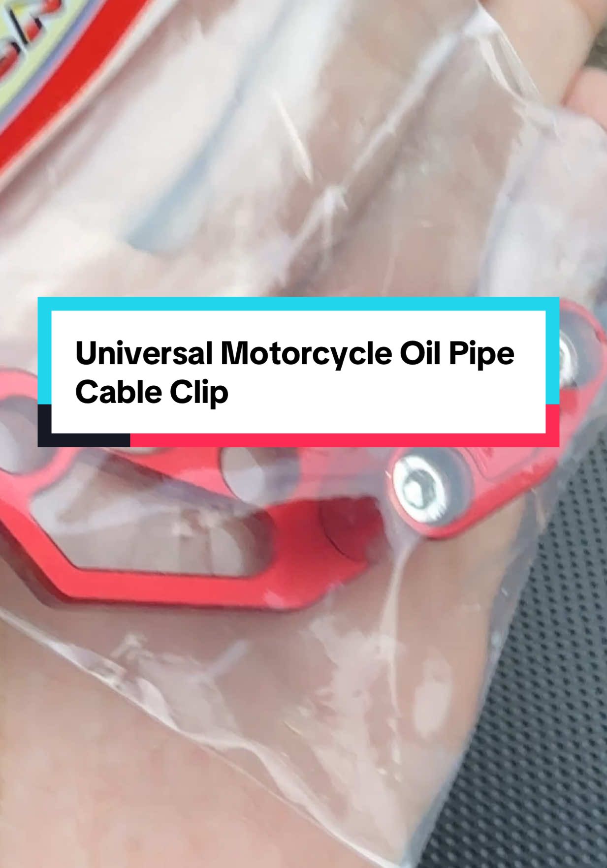 Pwude sa lahat ng motor itong Universal CNC Motorcycle Oil Pipe Cable Clip Brake Line Clamps #cableclip #motorcycle #clip #universalclip 