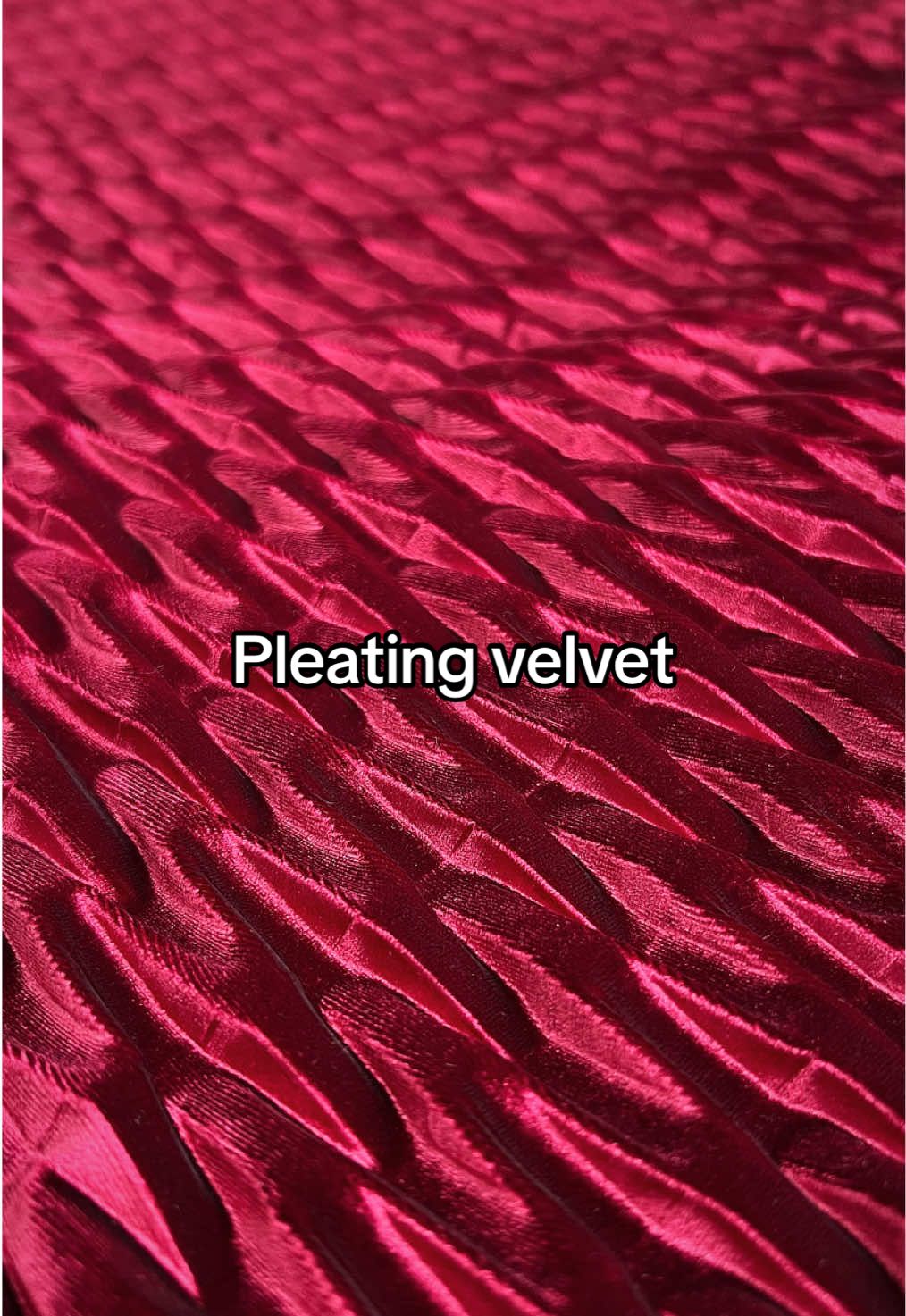 Pleating velvet in our honeycomb pleat  Beautiful fabric!  #pleating #pleats #handcraft #fyp