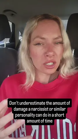 A trauma bond can start to form in 3 to 4 weeks. Don't underestimate the amount of damage a narcissist or similar personality can do in a short amount of time. #narcissistrecovery #narcissist #narcissisticabuse #narcissisticrelationship #covertnarcissist 