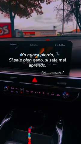 Yo nunca pierdo, Si sale bien gano, si sale mal aprendo.#parati #paradedicar #frases #sentimientos #music 