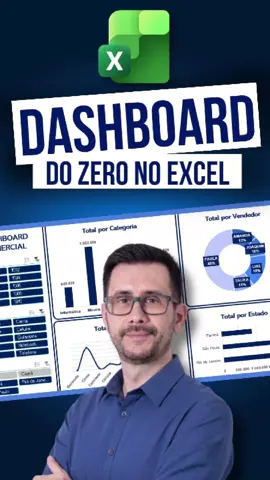 Dashboard Completa passo a passo no Excel | Excel Avançado | Tutorial | Detalhado 