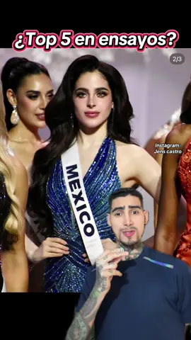 🚨 Miss Mexico, Fátima Bosch, habría entrado al top 5 en los ensayos del Miss Universe 2025. Además, compañeras de La flor de Tabasco le mandan mensaje a Fátima Bosch.  #fyp #missuniverse #missuniverse2025 #mexico #mexicantiktok 