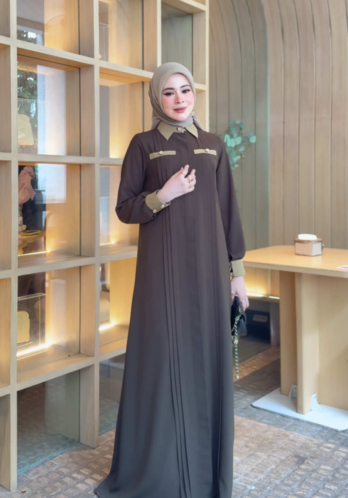 safira dress 🤍✨ #nadeea #fyp 