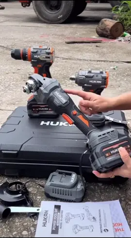 Combo 3 Máy Máy Mài ,Máy Bulong ,Máy Khoan Kèm 2 Pin 15Cell ,Không Chổi Than ,Chân Pin Phổ Thông Chính Hãng Hukan#giadungdienmay24h #thinhhanhtiktok #xuhuong #thinhhanh #xuhuongtiktok #hot #hottrend #lenxuhuong 