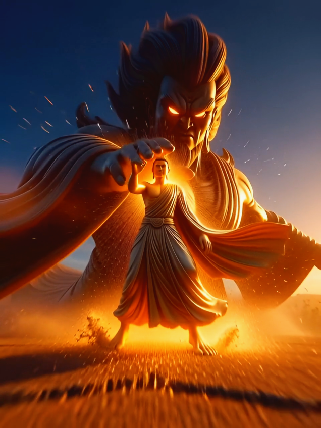 Buddha vs the Demon King – Legendary Battle of Light #buddha #fyp #meditation #karma ##innerpeace 