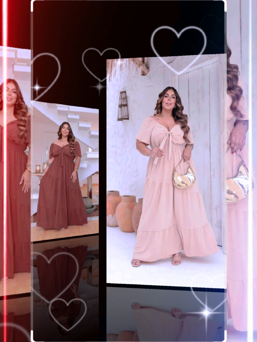 Dê uma olhada em Vestido Longo em Decote V de Amarrar Liso e Estampado G1 G2 G3 Plus size 50 ao 58 por R$102,96. Compre na Shopee #Moda #Shopee 