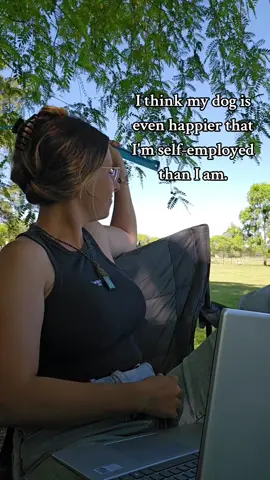 gotta keep the pup happy.. 🤣 #dogsofttiktok #fyp #selfemployed 