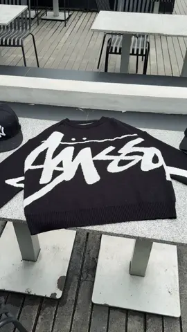 knitwear stu*ssy cakep eyy🤩🔥 #rekomendasioutfit #knitwearboxy #knitwearstussy #foryoupage #4u 