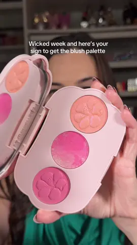 Wicked week and here’s your sign to get the blush palette  #rembeauty #wickedmovie #arianagrandemakeup #newmakeup #wicked @arianagrande  