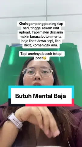 Ga mudah jadi konten kreator meleng dikit langsung males😱 #fypage #pemulatiktok #foryou #sharing #contentcreator 